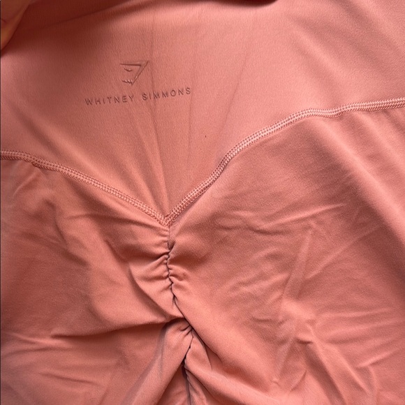 Gymshark x Whitney Simmons V5 Collection Canton Red High Waisted Leggings - Picture 4 of 6